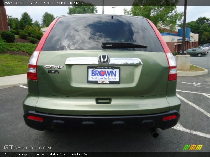 Green Tea Metallic / Ivory 2007 Honda CR-V EX-L