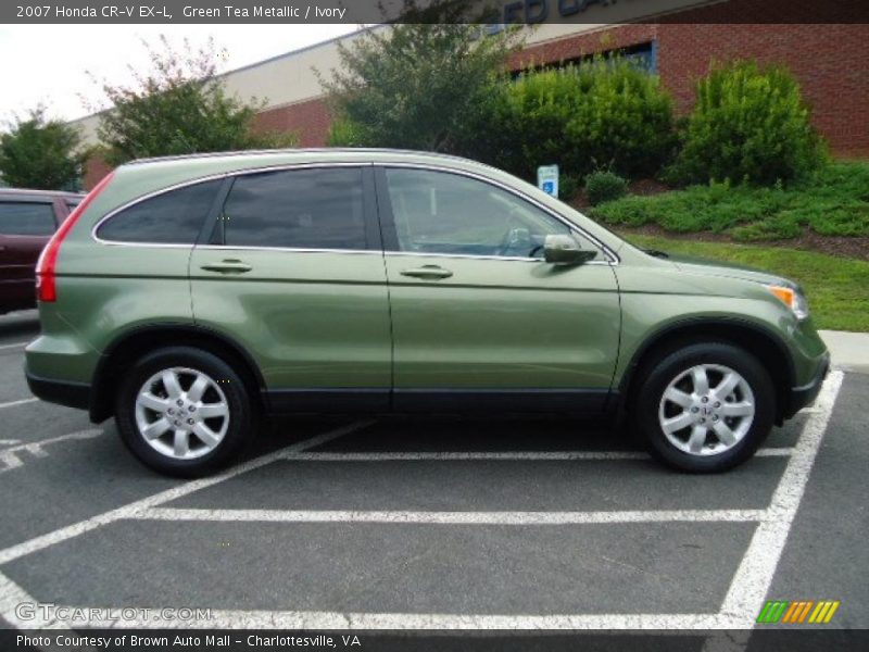 Green Tea Metallic / Ivory 2007 Honda CR-V EX-L