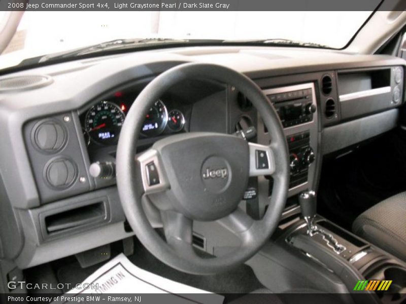 Light Graystone Pearl / Dark Slate Gray 2008 Jeep Commander Sport 4x4