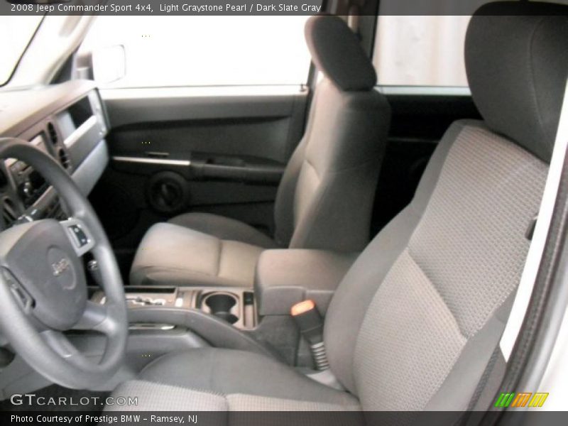 Light Graystone Pearl / Dark Slate Gray 2008 Jeep Commander Sport 4x4