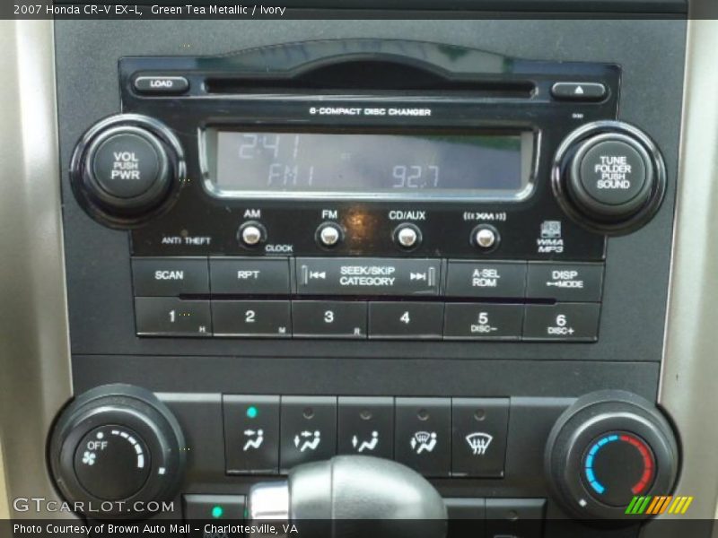 Green Tea Metallic / Ivory 2007 Honda CR-V EX-L