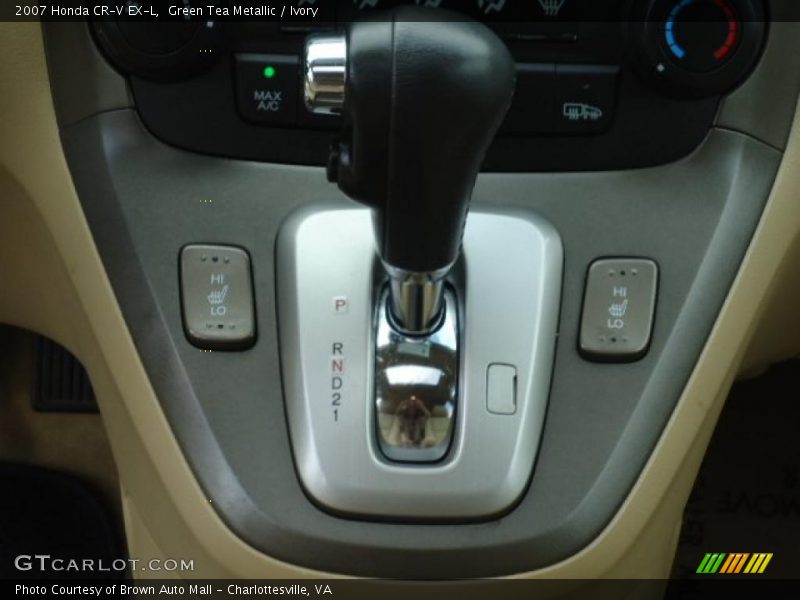 Green Tea Metallic / Ivory 2007 Honda CR-V EX-L