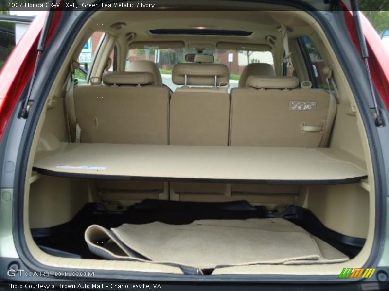 Green Tea Metallic / Ivory 2007 Honda CR-V EX-L