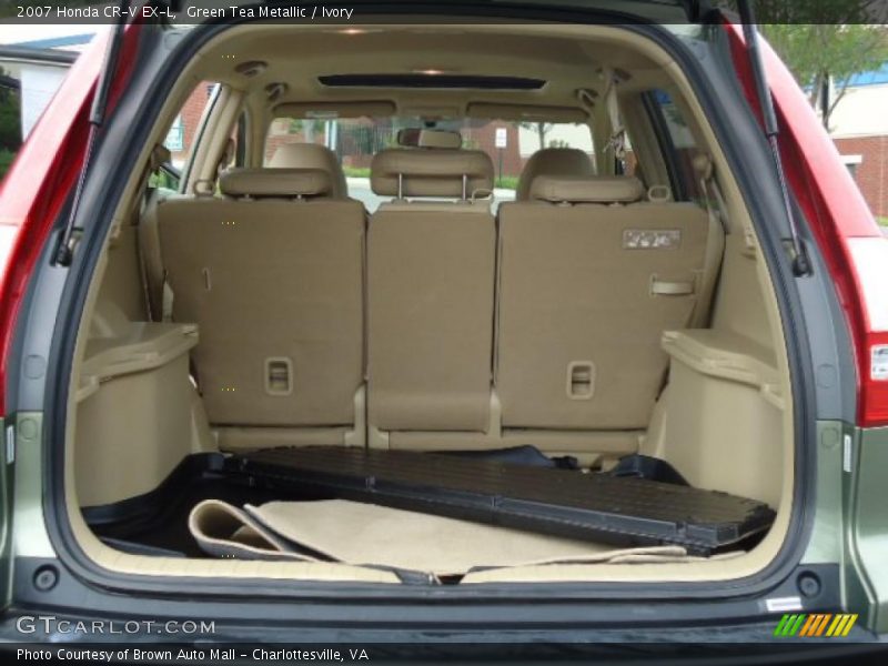 Green Tea Metallic / Ivory 2007 Honda CR-V EX-L