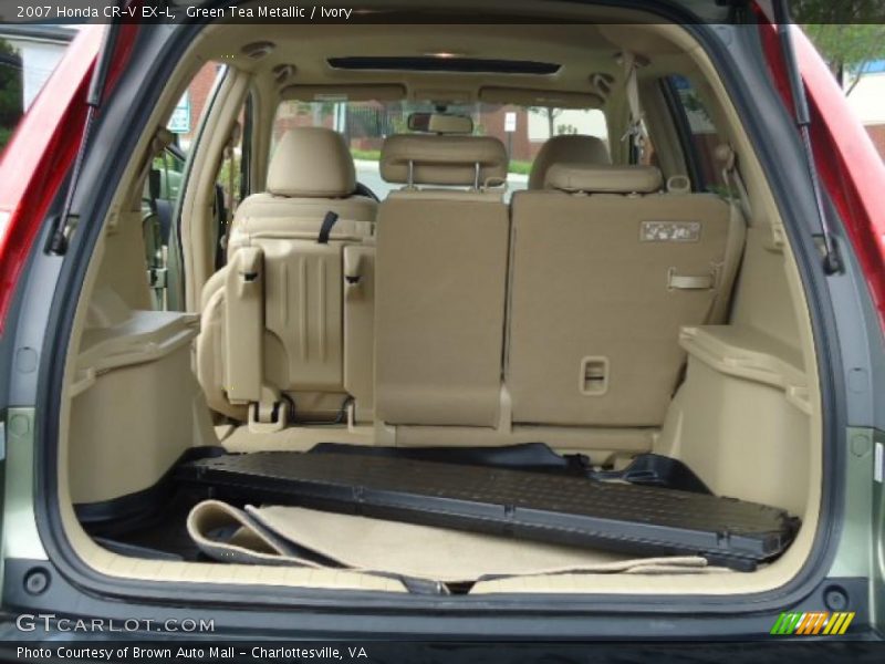 Green Tea Metallic / Ivory 2007 Honda CR-V EX-L