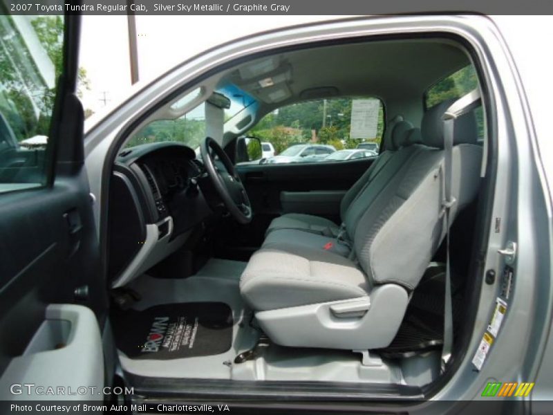  2007 Tundra Regular Cab Graphite Gray Interior