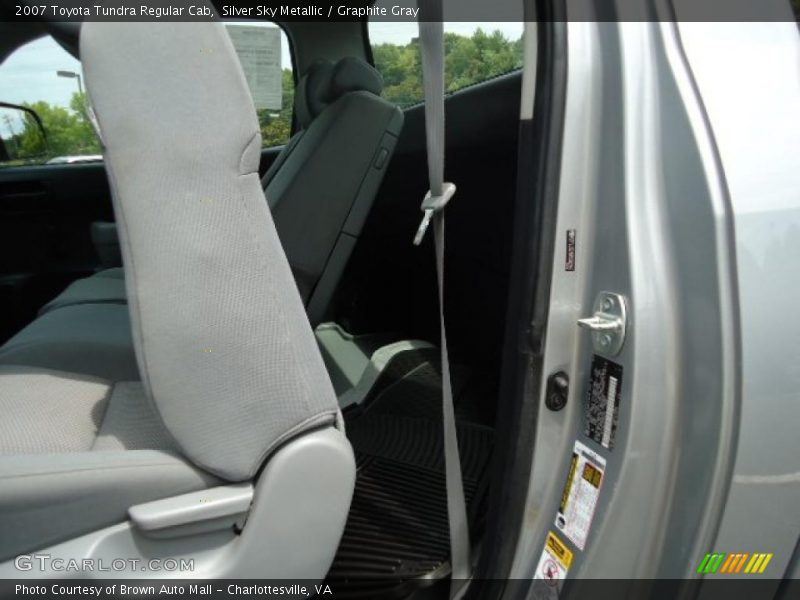 Silver Sky Metallic / Graphite Gray 2007 Toyota Tundra Regular Cab