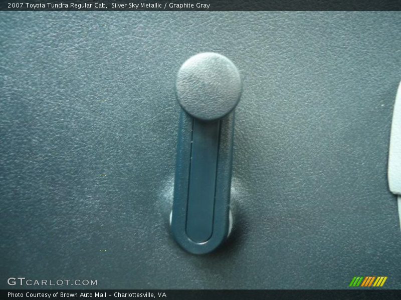 Silver Sky Metallic / Graphite Gray 2007 Toyota Tundra Regular Cab