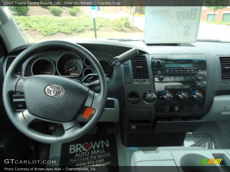 Silver Sky Metallic / Graphite Gray 2007 Toyota Tundra Regular Cab