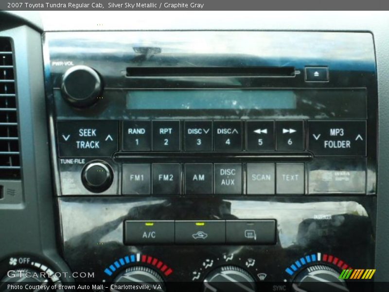 Silver Sky Metallic / Graphite Gray 2007 Toyota Tundra Regular Cab