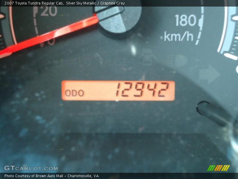 Silver Sky Metallic / Graphite Gray 2007 Toyota Tundra Regular Cab