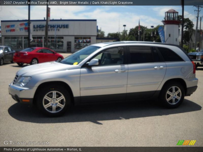 Bright Silver Metallic / Dark Khaki/Light Graystone 2007 Chrysler Pacifica Touring AWD