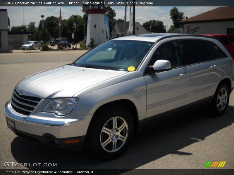 Bright Silver Metallic / Dark Khaki/Light Graystone 2007 Chrysler Pacifica Touring AWD