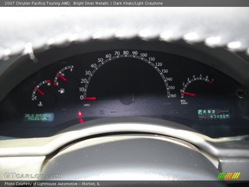 Bright Silver Metallic / Dark Khaki/Light Graystone 2007 Chrysler Pacifica Touring AWD