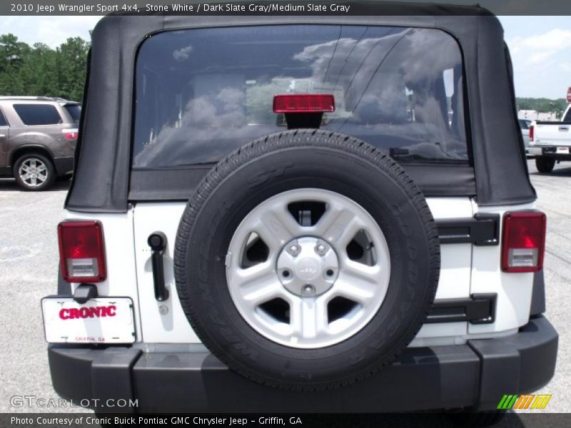 Stone White / Dark Slate Gray/Medium Slate Gray 2010 Jeep Wrangler Sport 4x4