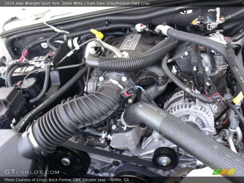 Stone White / Dark Slate Gray/Medium Slate Gray 2010 Jeep Wrangler Sport 4x4