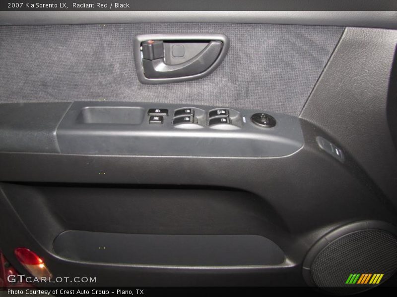 Radiant Red / Black 2007 Kia Sorento LX