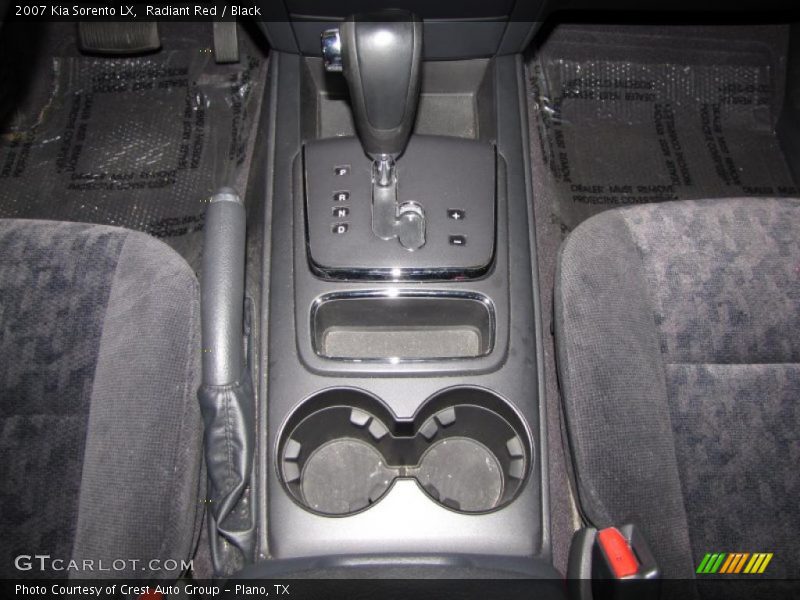 Radiant Red / Black 2007 Kia Sorento LX