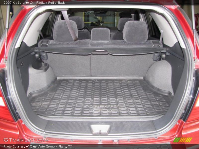 Radiant Red / Black 2007 Kia Sorento LX