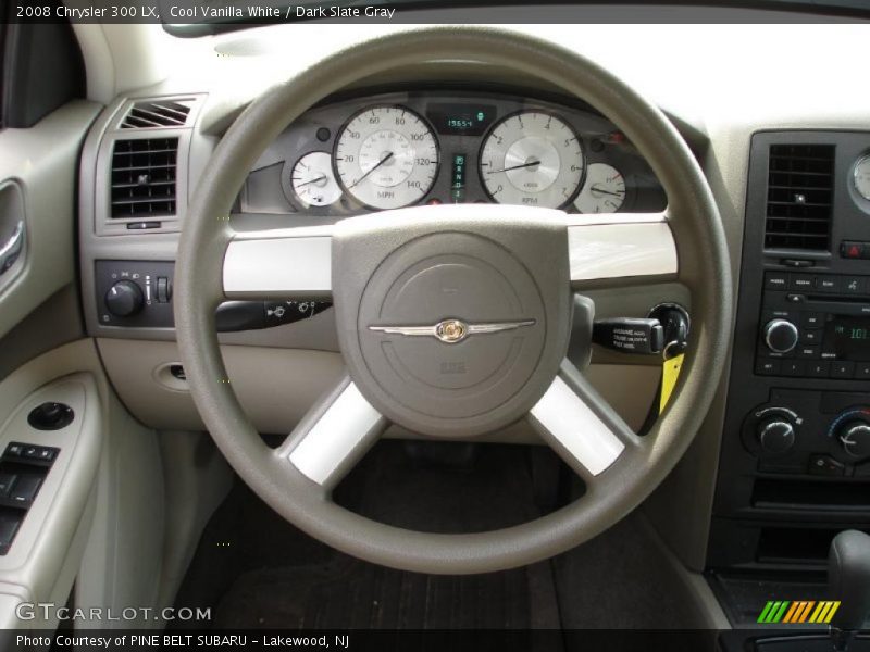 Cool Vanilla White / Dark Slate Gray 2008 Chrysler 300 LX