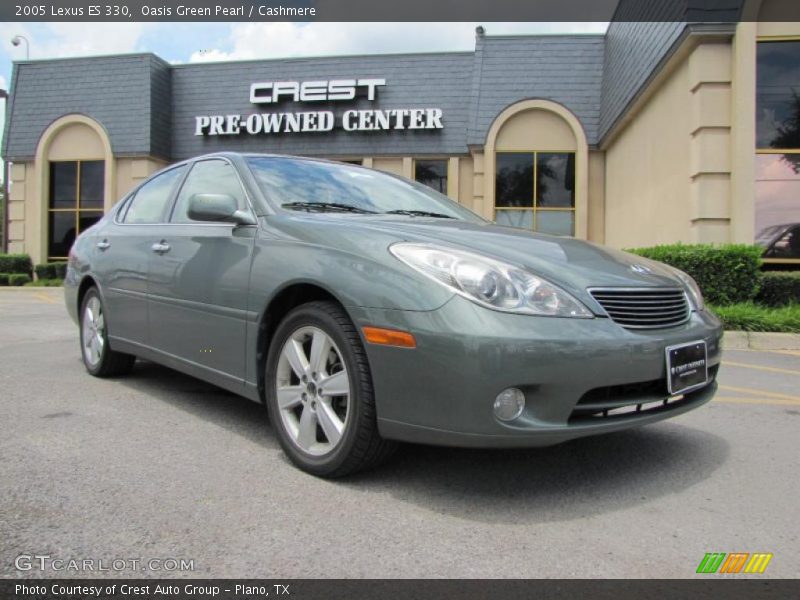 Oasis Green Pearl / Cashmere 2005 Lexus ES 330