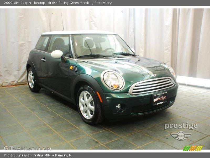 British Racing Green Metallic / Black/Grey 2009 Mini Cooper Hardtop