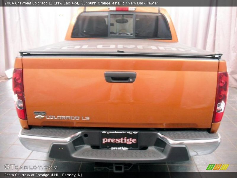 Sunburst Orange Metallic / Very Dark Pewter 2004 Chevrolet Colorado LS Crew Cab 4x4