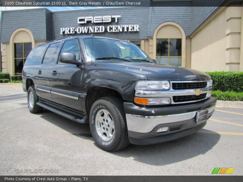 Dark Gray Metallic / Gray/Dark Charcoal 2005 Chevrolet Suburban 1500 LS