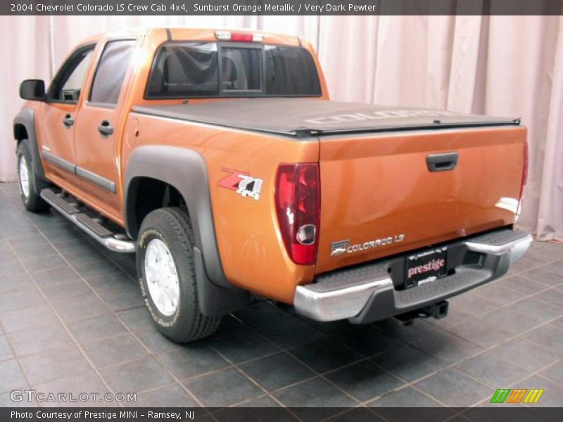 Sunburst Orange Metallic / Very Dark Pewter 2004 Chevrolet Colorado LS Crew Cab 4x4