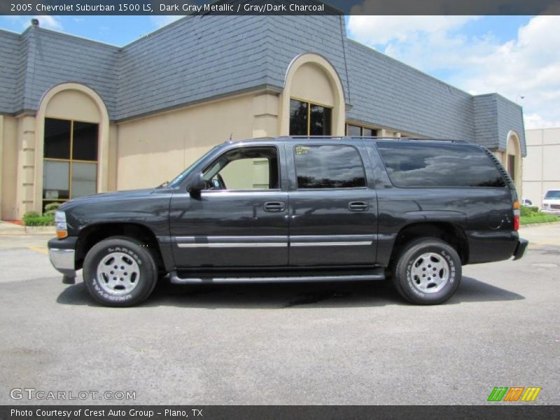 Dark Gray Metallic / Gray/Dark Charcoal 2005 Chevrolet Suburban 1500 LS
