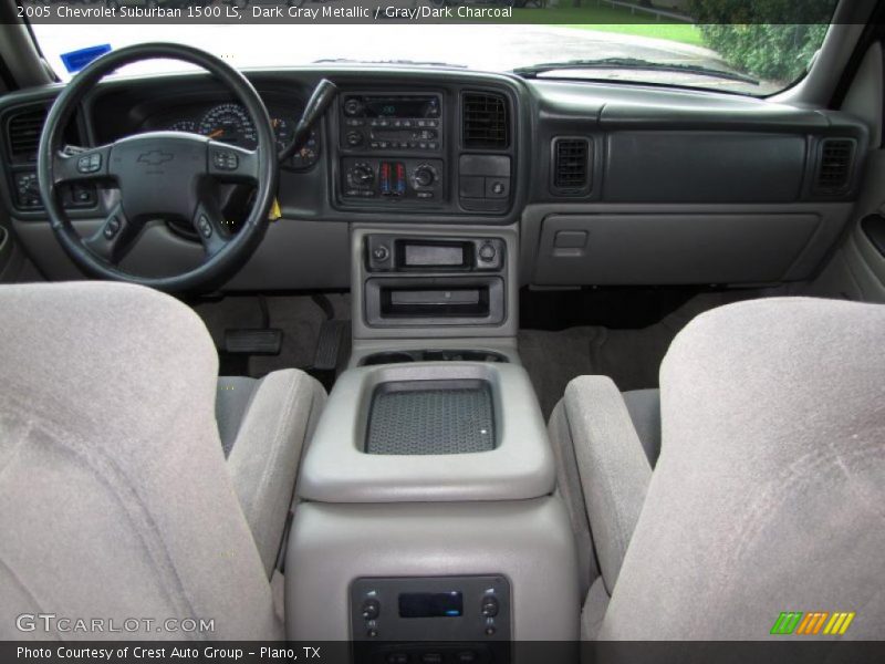 Dark Gray Metallic / Gray/Dark Charcoal 2005 Chevrolet Suburban 1500 LS