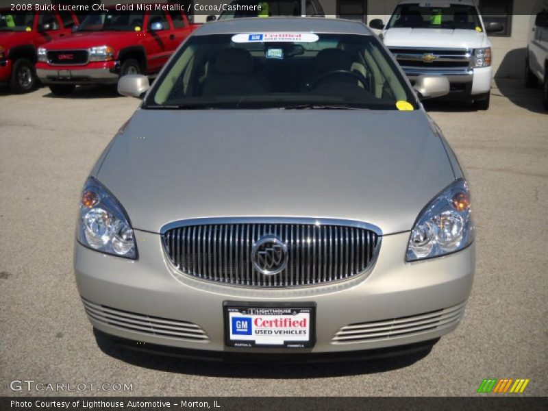 Gold Mist Metallic / Cocoa/Cashmere 2008 Buick Lucerne CXL