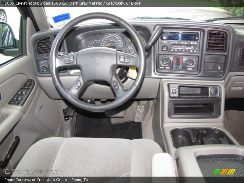 Dark Gray Metallic / Gray/Dark Charcoal 2005 Chevrolet Suburban 1500 LS
