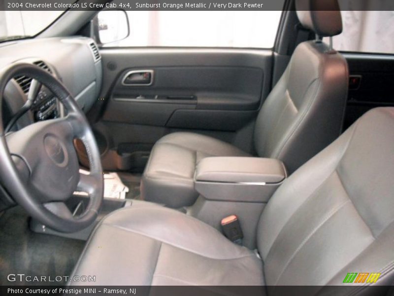 Sunburst Orange Metallic / Very Dark Pewter 2004 Chevrolet Colorado LS Crew Cab 4x4