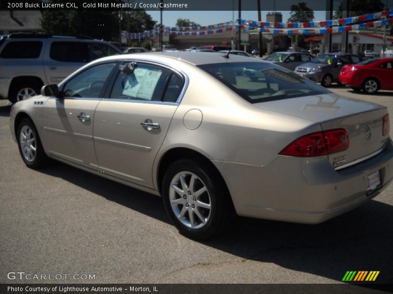Gold Mist Metallic / Cocoa/Cashmere 2008 Buick Lucerne CXL