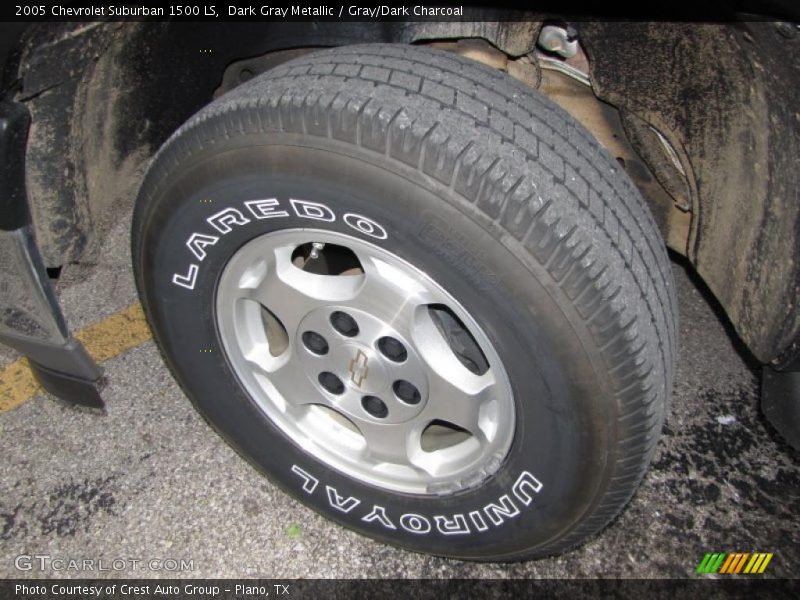 Dark Gray Metallic / Gray/Dark Charcoal 2005 Chevrolet Suburban 1500 LS