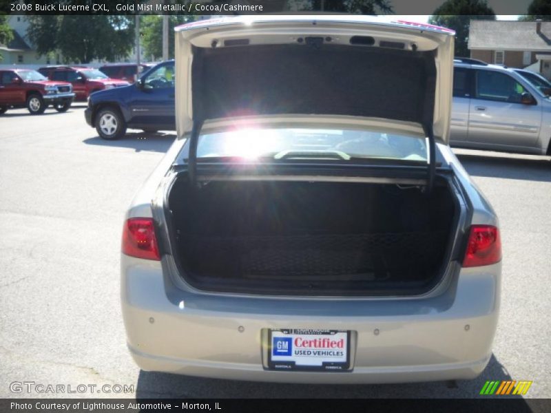 Gold Mist Metallic / Cocoa/Cashmere 2008 Buick Lucerne CXL