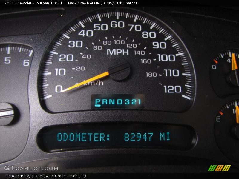 Dark Gray Metallic / Gray/Dark Charcoal 2005 Chevrolet Suburban 1500 LS