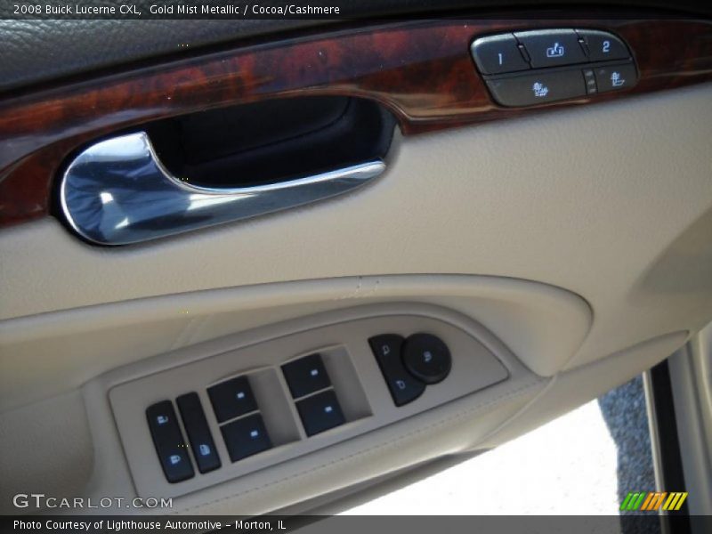 Gold Mist Metallic / Cocoa/Cashmere 2008 Buick Lucerne CXL
