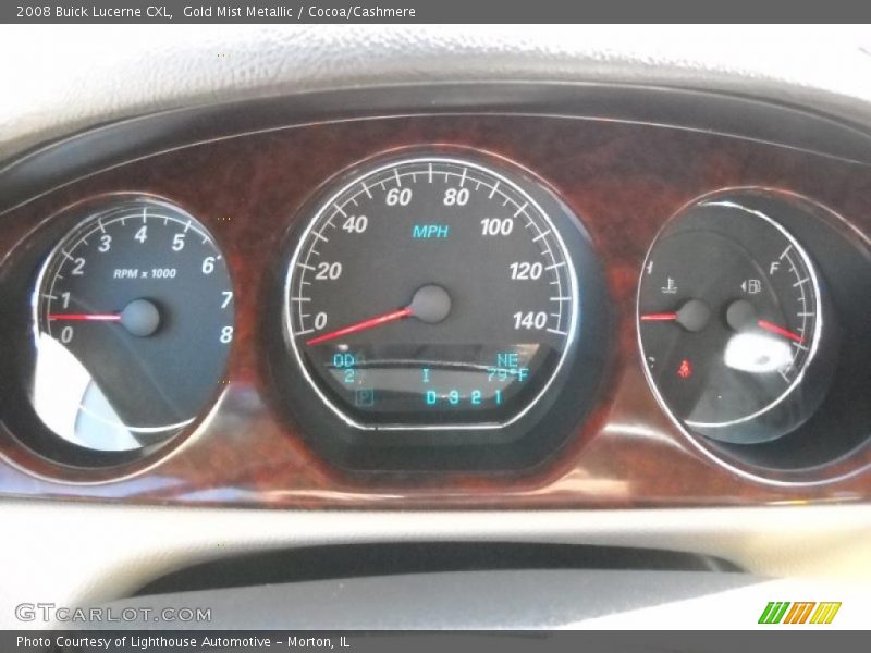 Gold Mist Metallic / Cocoa/Cashmere 2008 Buick Lucerne CXL