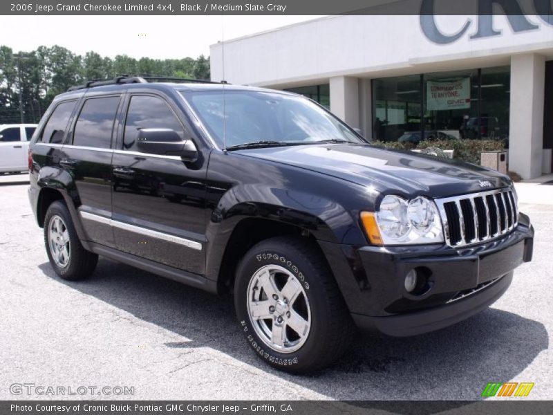 Black / Medium Slate Gray 2006 Jeep Grand Cherokee Limited 4x4