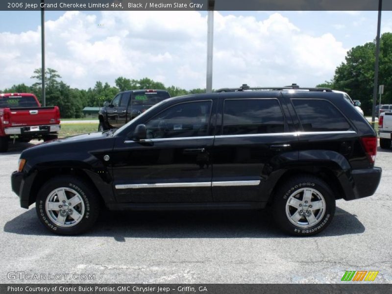 Black / Medium Slate Gray 2006 Jeep Grand Cherokee Limited 4x4