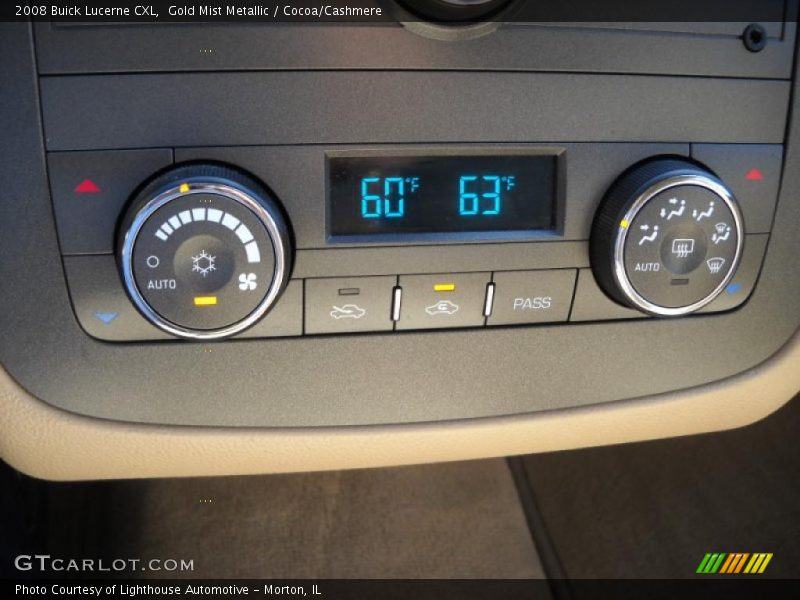 Gold Mist Metallic / Cocoa/Cashmere 2008 Buick Lucerne CXL