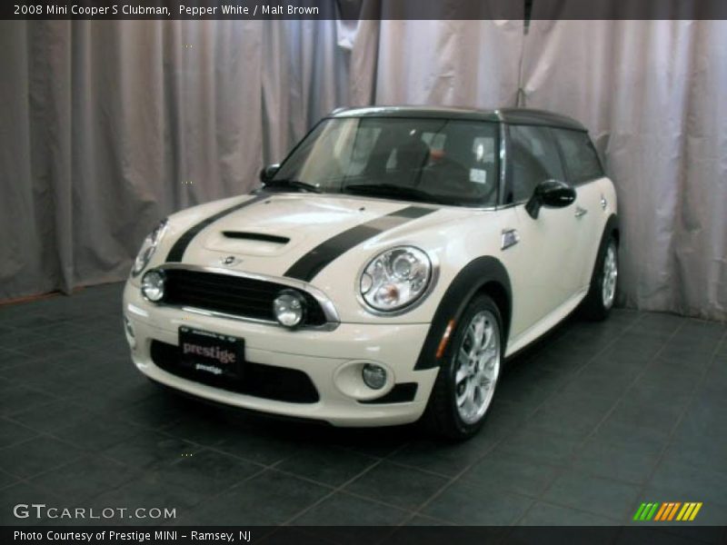 Pepper White / Malt Brown 2008 Mini Cooper S Clubman