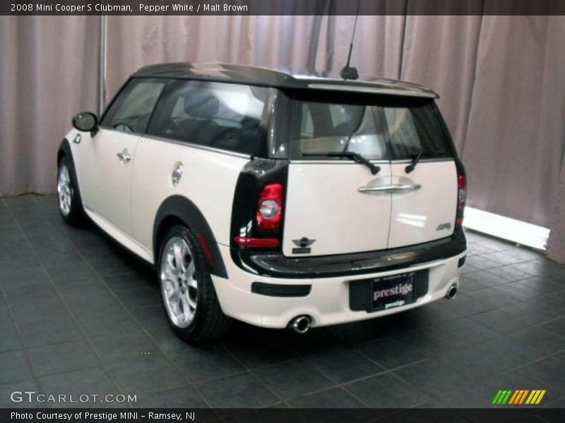 Pepper White / Malt Brown 2008 Mini Cooper S Clubman
