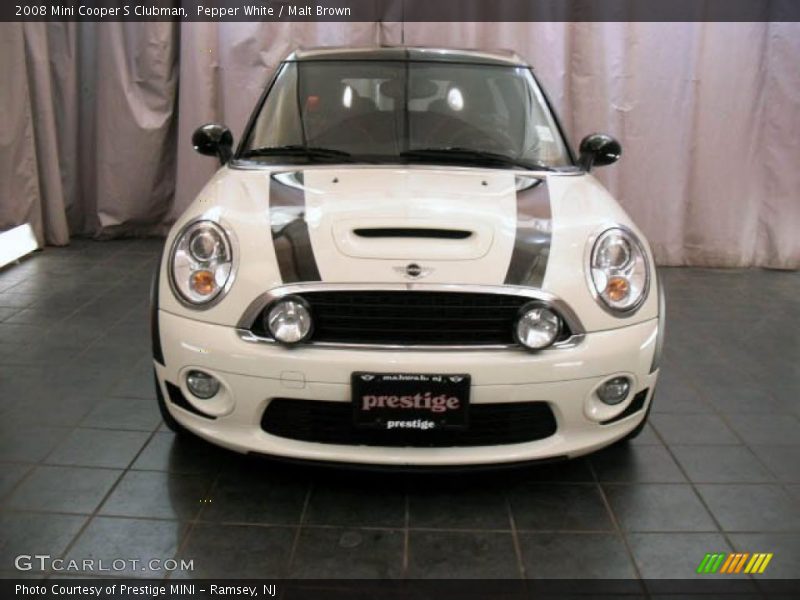Pepper White / Malt Brown 2008 Mini Cooper S Clubman