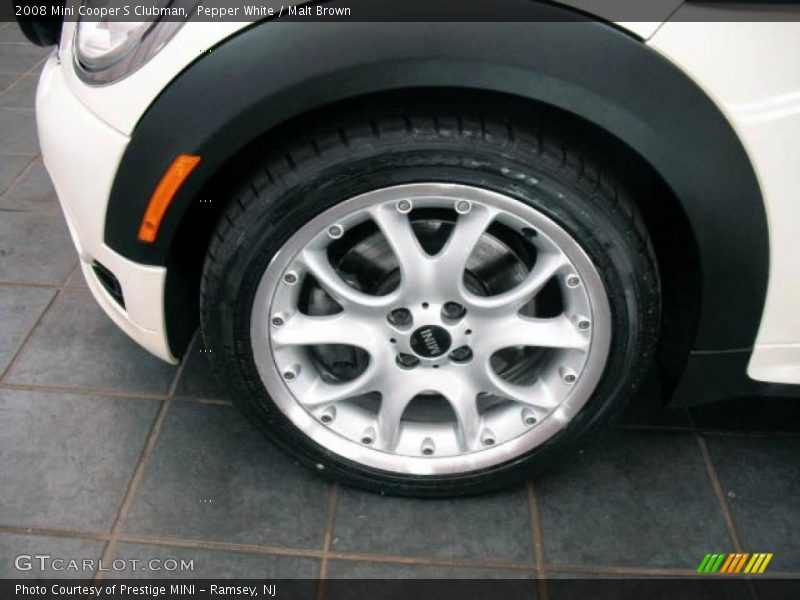 Pepper White / Malt Brown 2008 Mini Cooper S Clubman