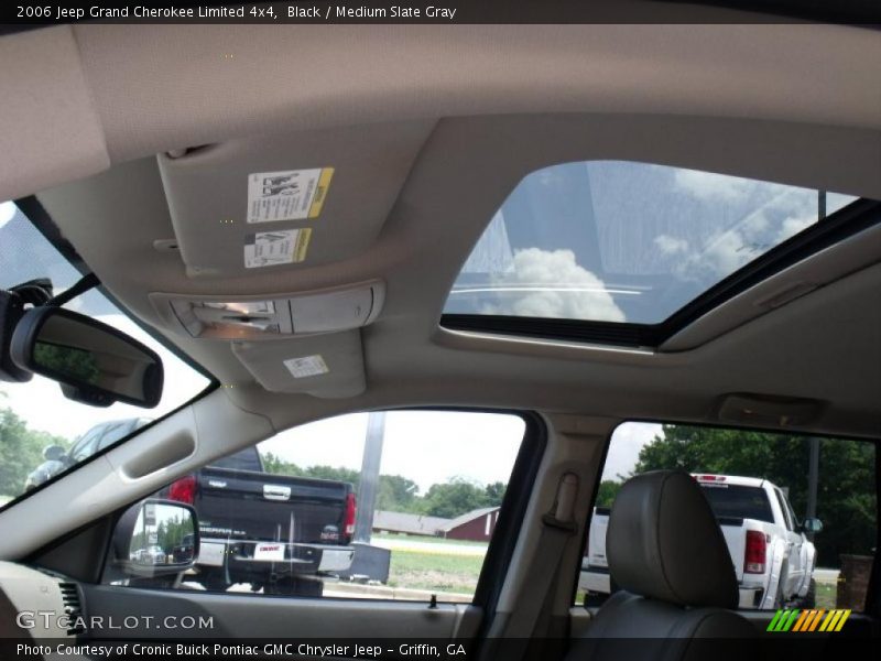 Black / Medium Slate Gray 2006 Jeep Grand Cherokee Limited 4x4