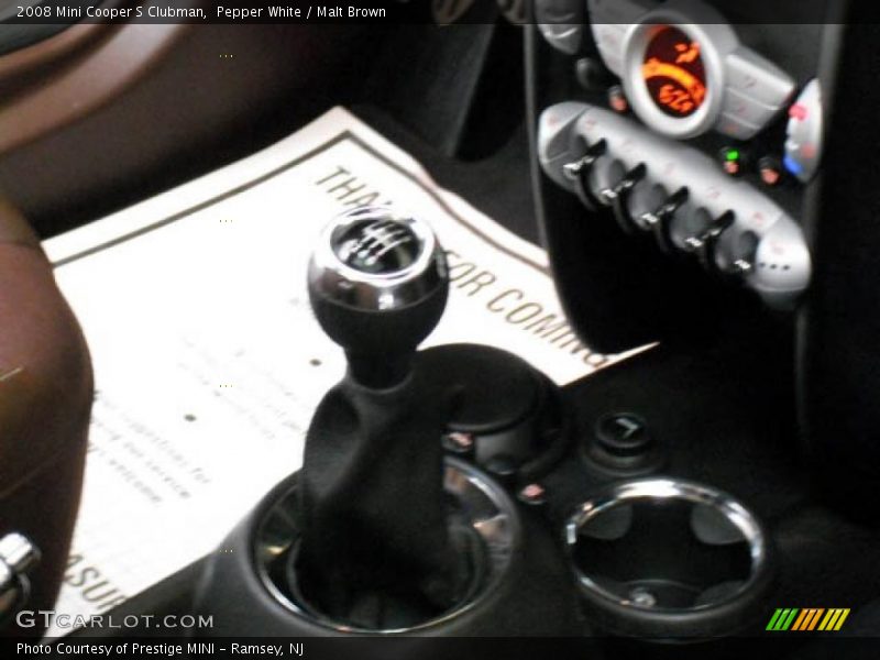 Pepper White / Malt Brown 2008 Mini Cooper S Clubman