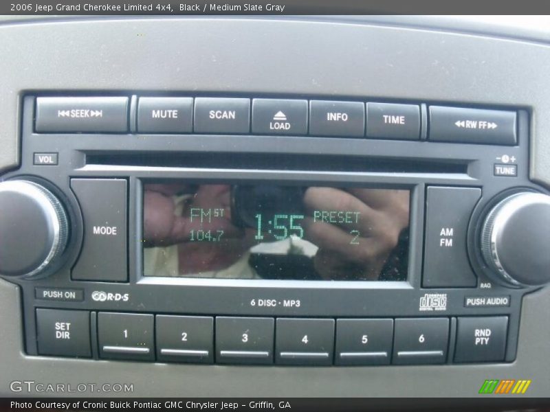 Black / Medium Slate Gray 2006 Jeep Grand Cherokee Limited 4x4